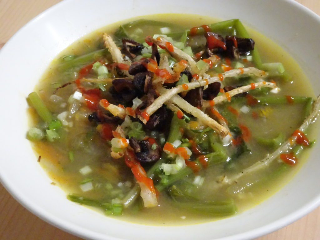 Dandelion Miso Soup